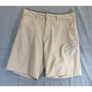Body Glove Amphibious Water Repellent Tech Golf Stretch Tan Shorts Mens 30